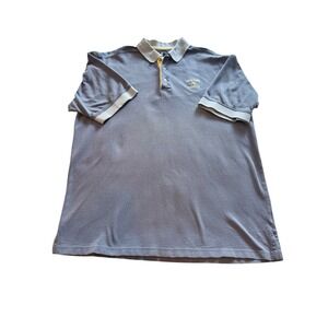 NY Yankees Vintage Polo 90s Sz XL MLB Washed Charcoal Baseball